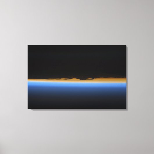 Lagen van de atmosfeer op aarde canvas afdruk (Voorkant)