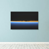 Lagen van de atmosfeer op aarde canvas afdruk (Insitu (Houten vloer))