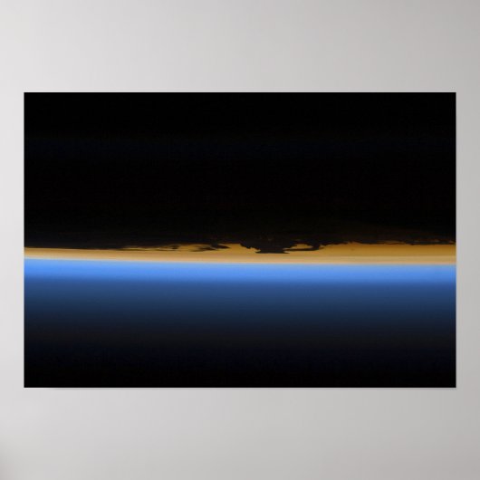 Lagen van de atmosfeer op aarde poster (Voorkant)