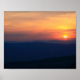 Lagen van de Blue Ridge Poster