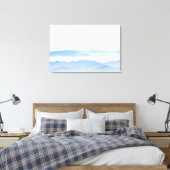 Lagen van de Foggy-vallei Canvas Afdruk (Insitu (Slaapkamer))