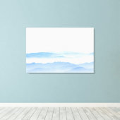 Lagen van de Foggy-vallei Canvas Afdruk (Insitu (Houten vloer))