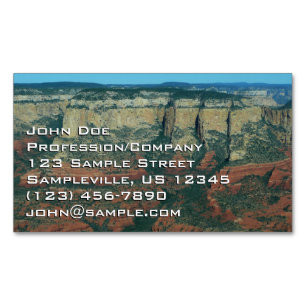Lagen van de Rode Rocks in Sedona Arizona Magnetisch Visitekaartje