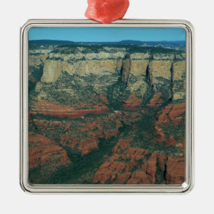 Lagen van de Rode Rocks in Sedona Arizona Metalen Ornament
