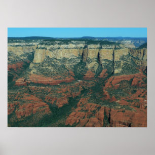 Lagen van de Rode Rocks in Sedona Arizona Poster