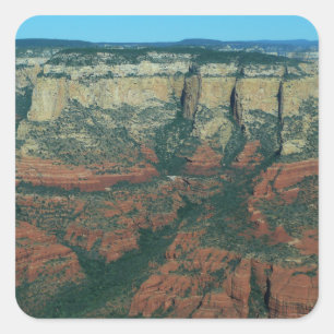 Lagen van de Rode Rocks in Sedona Arizona Vierkante Sticker