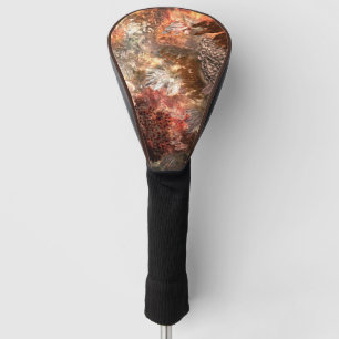 Lagen van kristallen met rustieke tint golfheadcover
