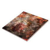 Lagen van kristallen met rustieke tint tegeltje (Zijkant)