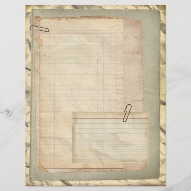 Lagen van  Scrapbook Papier 5 (Voorkant)