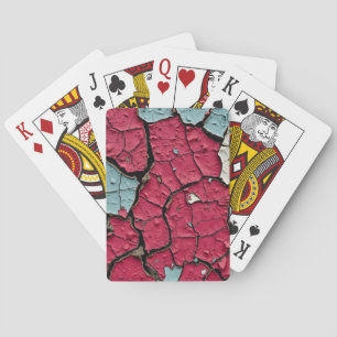 Lagen verven vervellen pokerkaarten