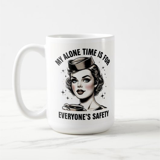 L'agent de bord seul temps Mug (Gauche)