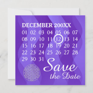 Lager - aangepaste kalender - sla de datum op save the date