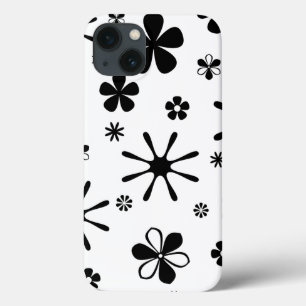 Lager afdruk zwarte en witte Speck iPhone draagtas iPhone 13 Hoesje