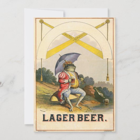 Lager Beer  Adverteren (Voorkant)
