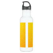 Lager bier met kleine belletjes waterfles (Achterkant)