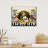 Lager bier poster (Keuken)