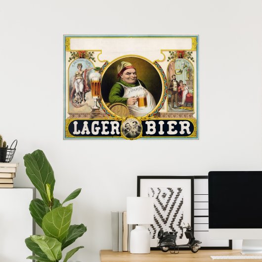 Lager bier poster (Thuiskantoor)