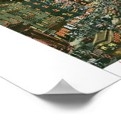 Lager Broadway by Night, New York Poster (Hoek)