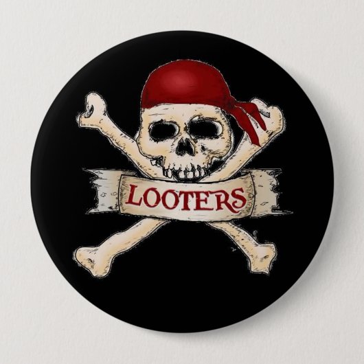 Lager Flair! Ronde Button 4,0 Cm (Voorkant)
