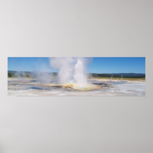 Lager Geyser Basin Poster (Voorkant)