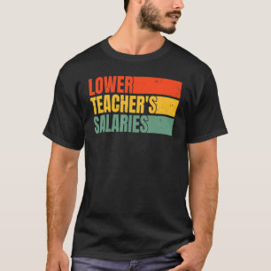 Lager leraar salaris t-shirt