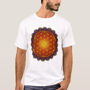 Lager leven - Apophysis Mandala I + uw ideeën T-shirt