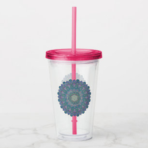 Lager leven - Mandala India Style 1 Acryl Drinkbeker