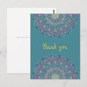 Lager leven - Mandala India Style 1 Briefkaart