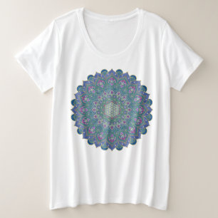 Lager leven - Mandala India Style 1 Grote Maat T-shirt