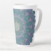 Lager leven - Mandala India Style 1 Latte Mok (Rechterhoek)