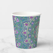 Lager leven - Mandala India Style 1 Papieren Bekers (Voorkant)