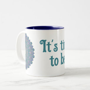 Lager leven - Mandala India Style 1 Tweekleurige Koffiemok