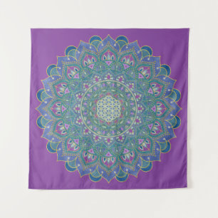 Lager leven - Mandala India Style 1 Wandkleed