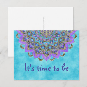 Lager leven - Mandala India Style 2 Briefkaart