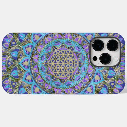 Lager leven - Mandala India Style 2 Case-Mate iPhone Case (Achterkant (horizontaal))