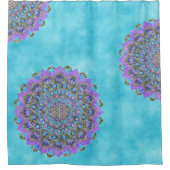 Lager leven - Mandala India Style 2 Douchegordijn (Voorkant)