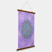 Lager leven - Mandala India Style 2 Hangend Wandkleed (Gebogen)