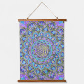 Lager leven - Mandala India Style 2 Hangend Wandkleed (Voorkant)