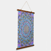 Lager leven - Mandala India Style 2 Hangend Wandkleed (Gebogen)