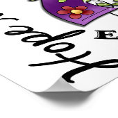 Lager lint 4 Hope telt epilepsy Poster (Hoek)