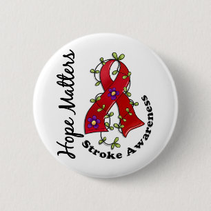 Lager lint 4 Hope telt Slag Ronde Button 5,7 Cm