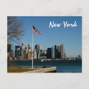 Lager Manhattan van Ellis Island Briefkaart