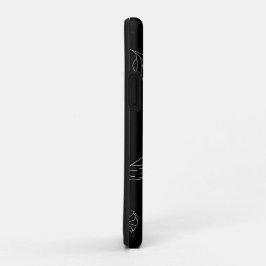 Lager silhouetpatroon Case-Mate iPhone case (Achterkant/rechts)