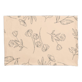 Lager silhouetpatroon kussensloop