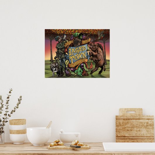 Lager Town Poster (Keuken)