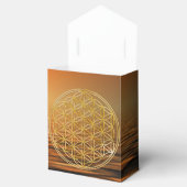 Lager van het leven / Blume des Lebens - GOLD Bedankdoosjes (Geopend)