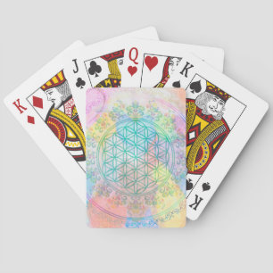 Lager van het leven / Blume des lebens - liefdesha Pokerkaarten