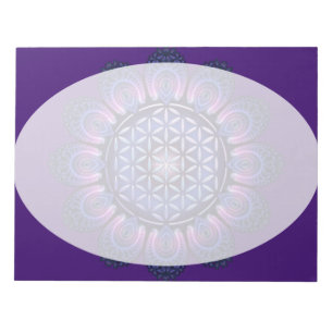 Lager van het leven / Blume des Lebens - Mandala I Notitieblok