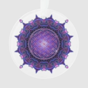 Lager van het leven / Blume des Lebens - Mandala I Ornament