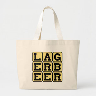 Lagerbier, Soort Ale Grote Tote Bag